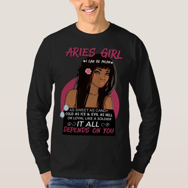 Aries Sign  for Women T Shirt (Framsida)
