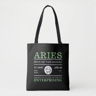 Aries Sign of the Zodiac, Astrological Tygkasse