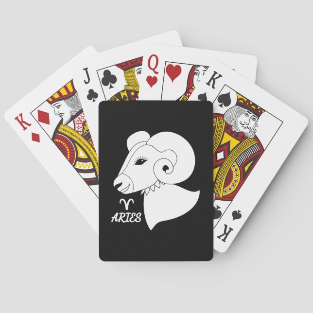 Aries Silhouette Casinokort (Baksidan)
