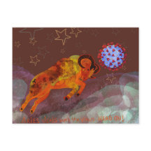 Aries slåss mot Virus huvud