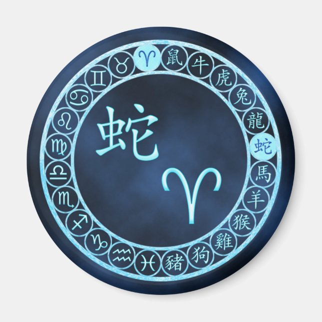 Aries/Snake Magnet (Framsidan)