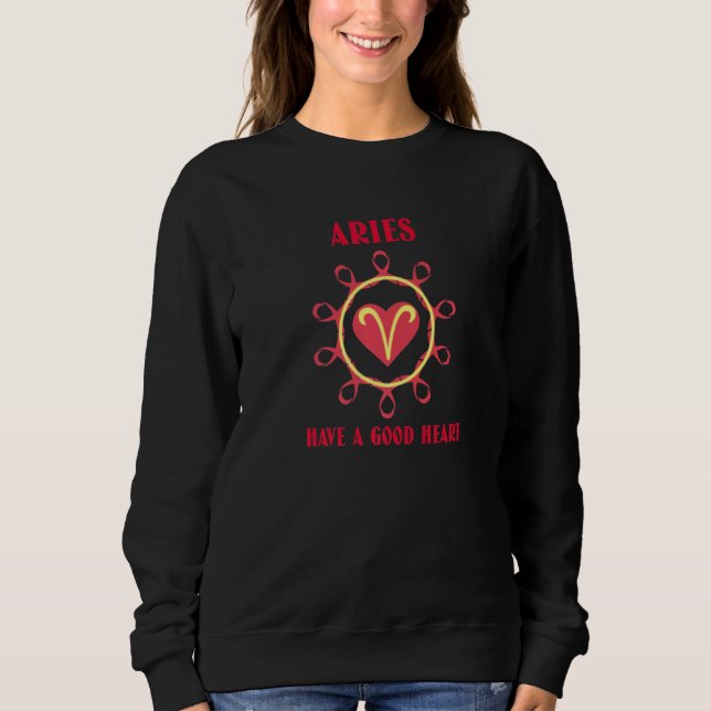 Aries Sol-tecken på Zodiac T Shirt (Framsida)