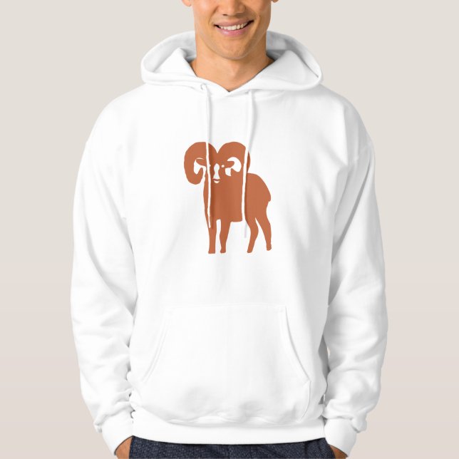 Aries Spirit Ram Sweatshirt – Powerful Zodiac  (Framsida)