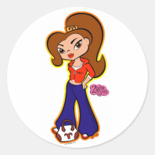 Aries Stickers Runt Klistermärke