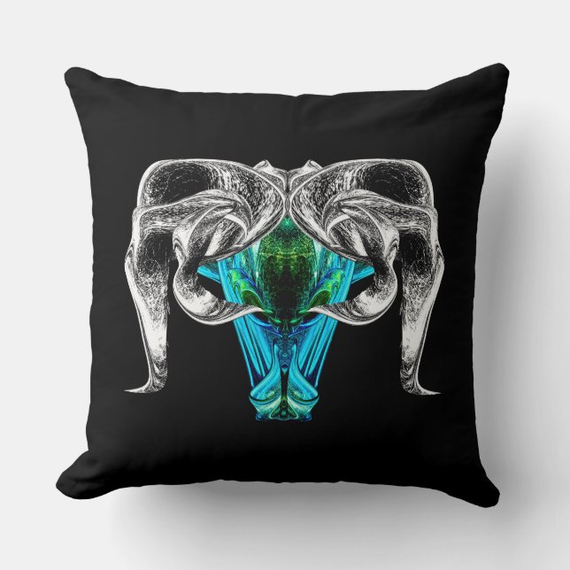 Aries - Surreal Zodiac Art Pillow by PawlickiArt Kudde (Framsida)