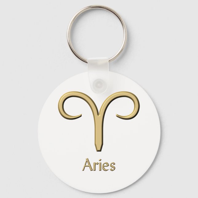 Aries-symbol Nyckelring (Framsida)