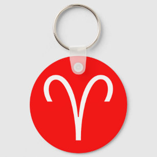 Aries Symbol Nyckelring