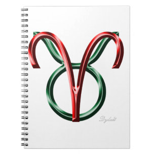 Aries Taurus Colutions Astrology Zodiac-tecken Anteckningsbok
