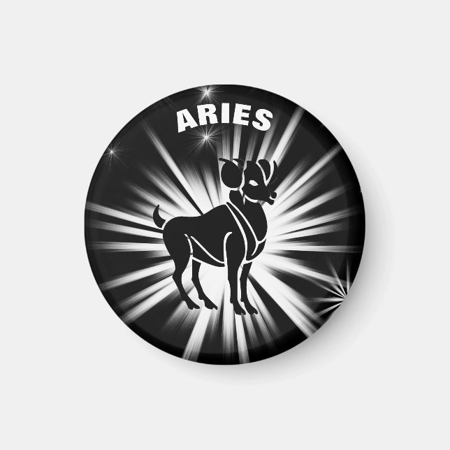 Aries-tecken Magnet (Framsidan)