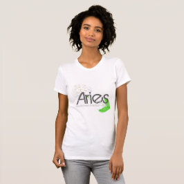 Aries Tee-shirt in White Gemstone Färg Tröja