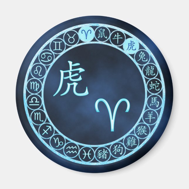 Aries/Tiger Magnet (Framsidan)