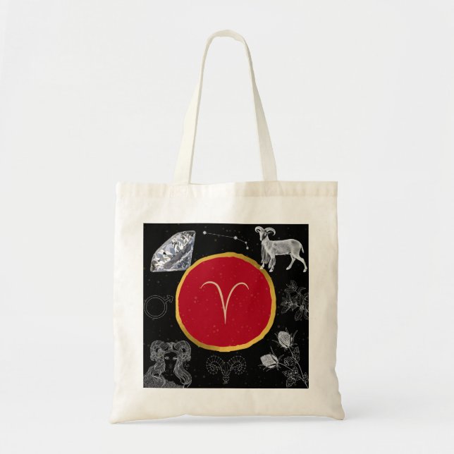 Aries Tote Bag Tygkasse (Framsidan)
