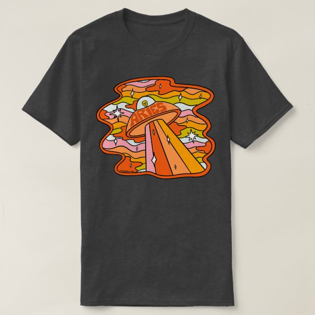 Aries UFO T Shirt (Design framsida)
