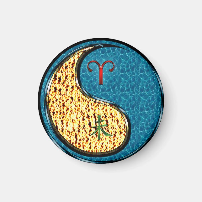 Aries & Vatten Goat Magnet (Framsidan)