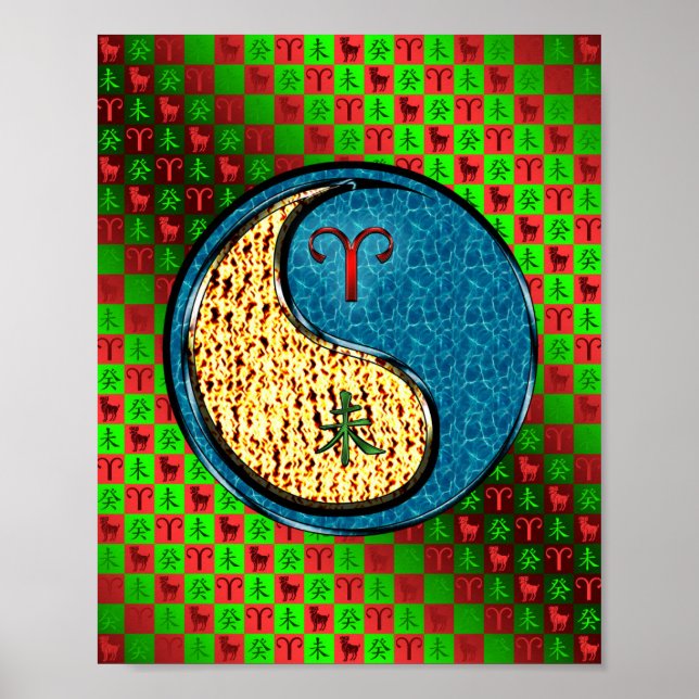 Aries & Vatten Goat Poster (Framsidan)