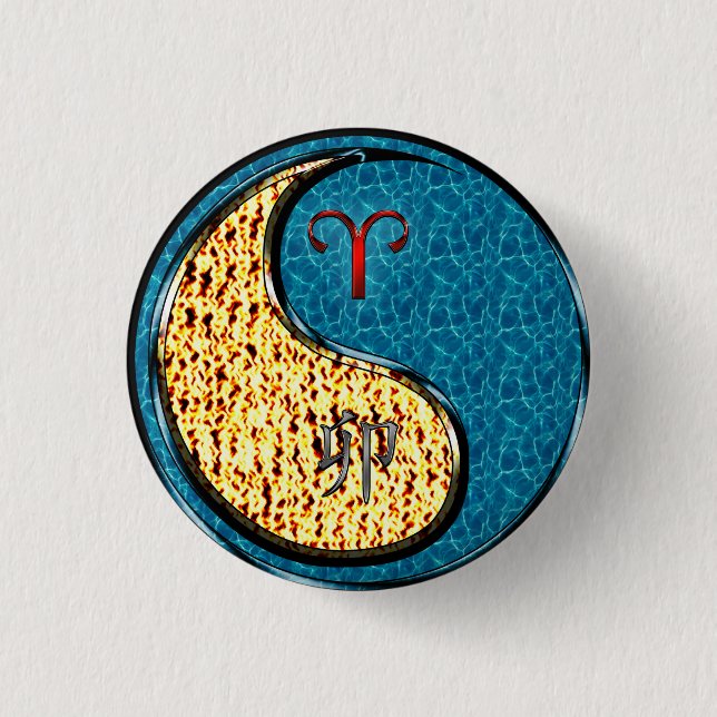 Aries & Vatten Rabbit Knapp (Framsida)