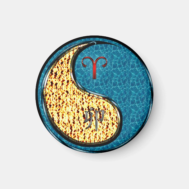 Aries & Vatten Rabbit Magnet (Framsidan)