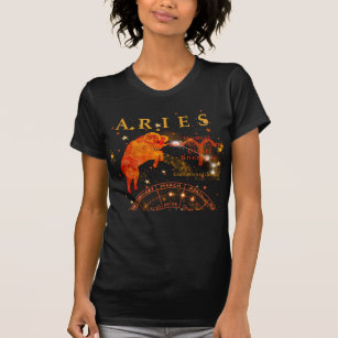 Aries Vintage Zodiac Traits  T Shirt