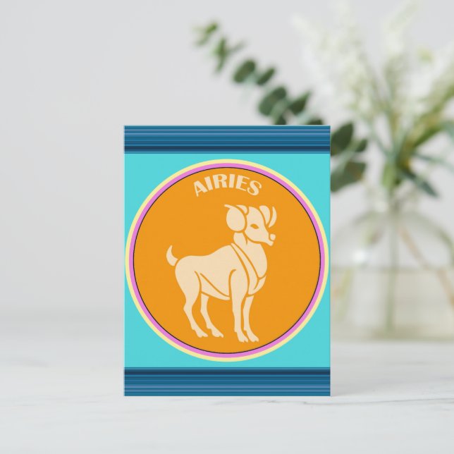 Aries vykort (Stående Fram)