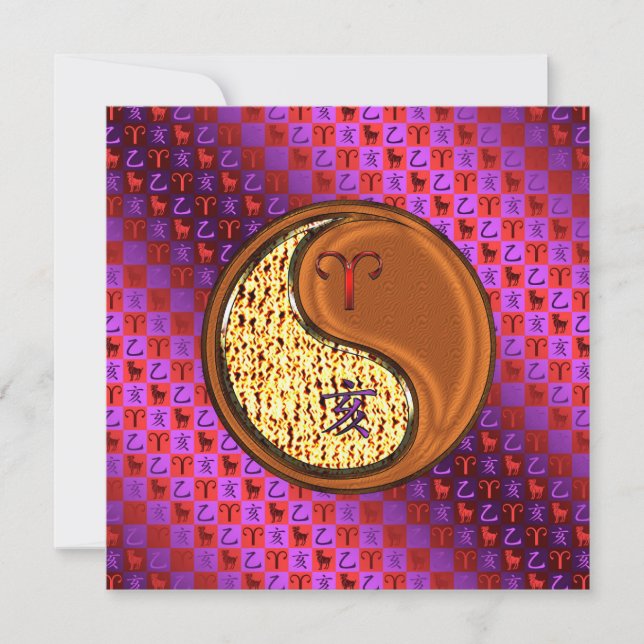 Aries & Wood Boar Kort (Framsida)