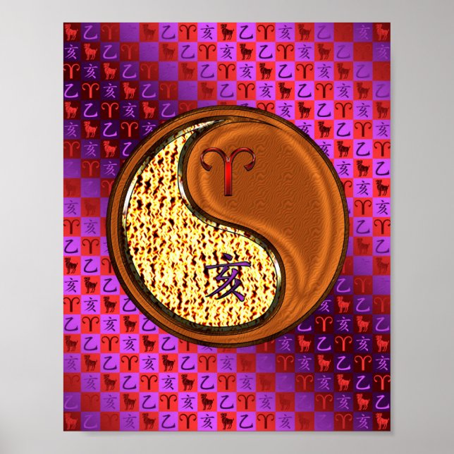 Aries & Wood Boar Poster (Framsidan)