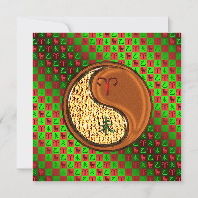 Aries & Wood Goat Kort (Framsida)