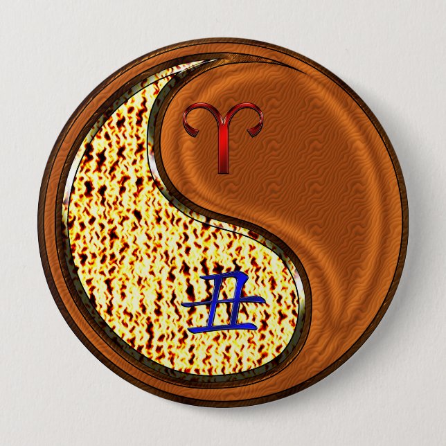 Aries & Wood Ox Knapp (Framsida)