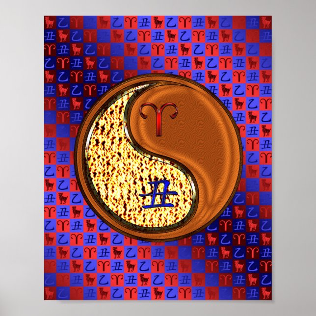 Aries & Wood Ox Poster (Framsidan)