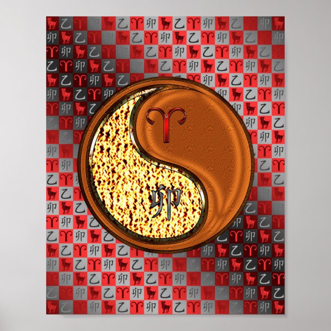 Aries & Wood Rabbit Poster (Framsidan)