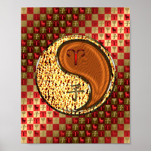 Aries & Wood Råtta Poster
