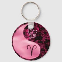 Aries Yin Yang Nyckelring