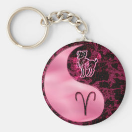 Aries Yin Yang Nyckelring