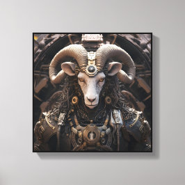 Aries Zodiac Art Canvas