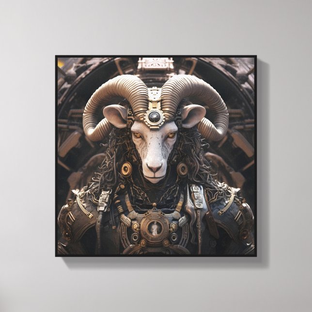 Aries Zodiac Art Canvas (Framsida)