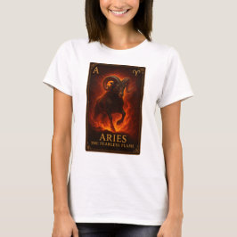 Aries Zodiac Art – Fiery Ram of Passion T Shirt