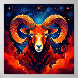Aries Zodiac Collection Poster