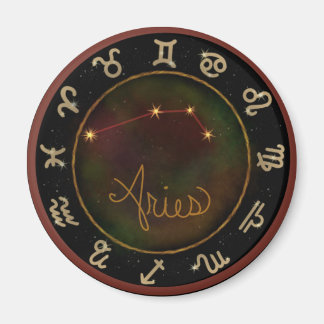 Aries zodiac-konstellationscirkelmagnet magnet