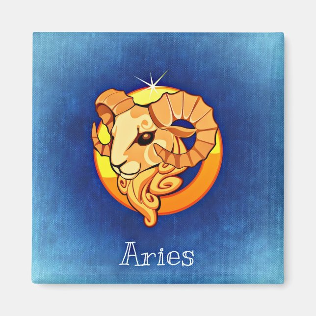 aries zodiac magnet (Framsidan)