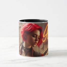 Aries Zodiac Musician Guitar Mugg