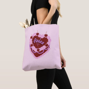 Aries Zodiac Pastel Heart Birthday Cake Tygkasse