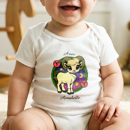 Aries Zodiac Sign Astrology Tecknad Horoscope T Shirt