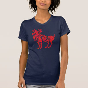 Aries Zodiac Sign Grunge Mars 21-19 april Tee Shirt