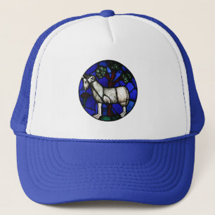 Aries Zodiac Stached Glass Notre-Dame de Paris Hat Truckerkeps