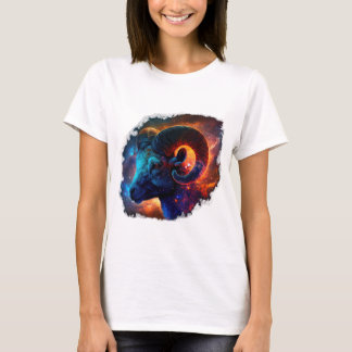 Aries Zodiac Star Sign Woman's Basic T-Shirt