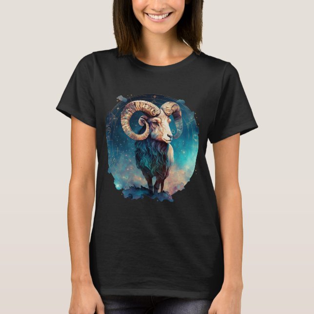 Aries - Zodiac T-Shirt (Framsida)