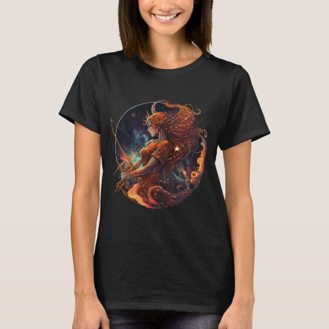 Aries - Zodiac T-Shirt (Framsida)