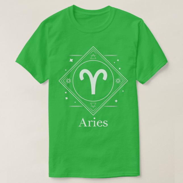 Aries zodiac-tecken Classic TShirt T Shirt (Design framsida)
