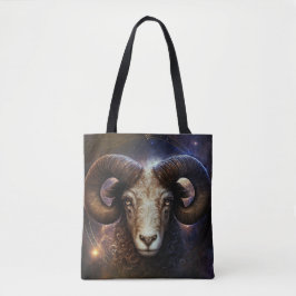 Aries Zodiac-tecken Vattenfärgsdesign Tygkasse
