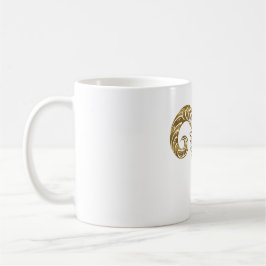 Aries Zodiac - Tribal Guld Kaffemugg