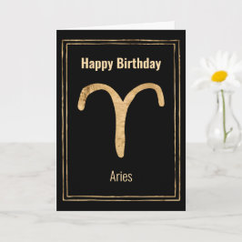 Aries zodiakastrologi Ram Grattis på födelsedagen  Kort